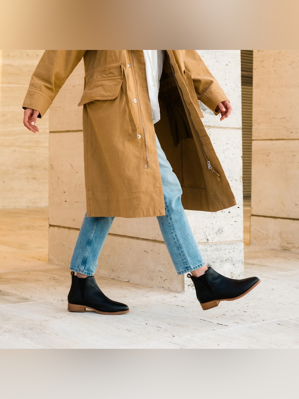 Nisolo Eva Everyday Chelsea Boot in Black 8.5 S7